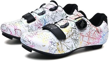 Велосипедні шкарпетки для чоловіків та жінок, шосейні та MTB, сумісні з Look SPD SPD-SL, дихаючі, для їзди на відкритому повітрі (38 EU, білий)