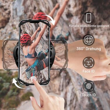 Спортивний браслет для телефону Sportarmband R2X (S-M) для iPhone та Android 4-6.5