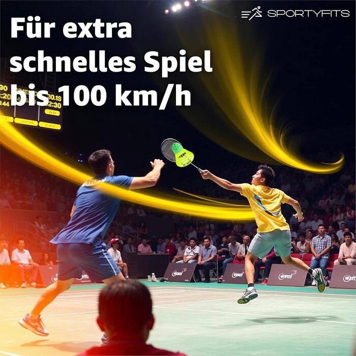 Badminton: набір воланчиків для бадмінтона Speedbadminton® (5 шт.) - ідеально для тренувань та змагань