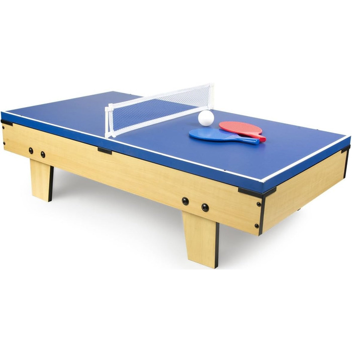 Leomark Multigame Ігровий стіл 4в1: Футбол, Білліард, Хокей, Теніс з аксесуарами для багатокористувацької гри