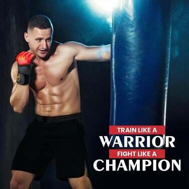 Професійні MMA рукавички S&M Logistik для тренувань, спарингів та бойових мистецтв, штучна шкіра, розмір L