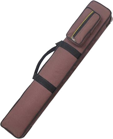Чохол для кия Billard, захисний, для 1/2 кия, з ручкою, зносостійкий, колір кавовий