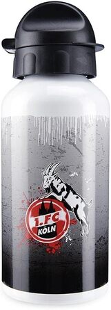 Пляшка для води 1. FC Köln, алюмінієва, 0,5 л, графіті-дизайн