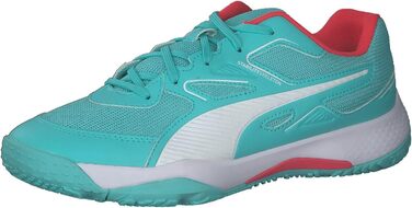 Дитячі кросівки PUMA Solarflash Jr для легкої атлетики (37 EU, Elektro Aqua Sunblaze Puma White)