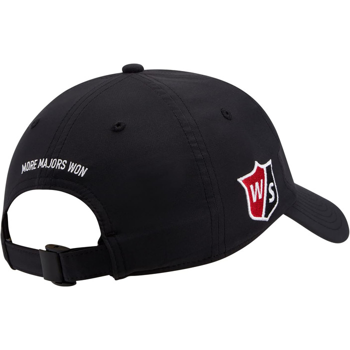 Чоловіча кепка для гольфу Wilson PRO TOUR, поліестер, універсальний розмір, чорно-біла