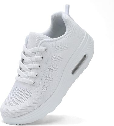 Жіночі бігові кросівки AHICO: легкі, дихаючі, для бігу та прогулянок (37 EU, білий)