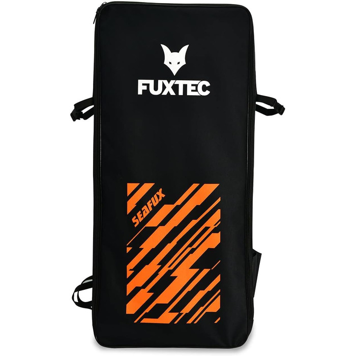 Надувна SUP-дошка Fuxtec 320×81×15 см з 3 плавниками, набір для сапсерфінгу, туристична, до 150 кг, з рюкзаком