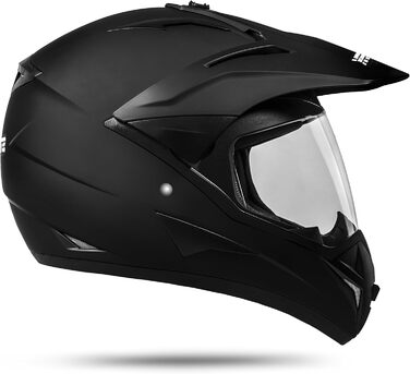 Мотошолом Enduro ATO Moto 801 GS War Matt з візором, ECE 22.05, розмір XL (61 см)