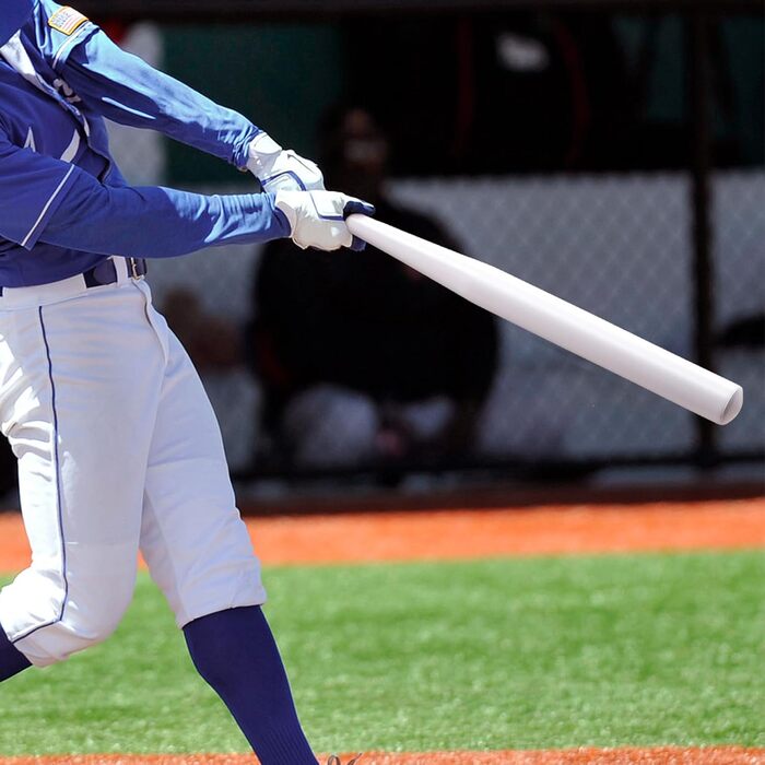 Сталевий бейсбольний бит - 82 см, з неслизькою ручкою для спорту, відпочинку та безпеки, міцний та довговічний для дорослих та підлітків (легована сталь 1030 г, білий)