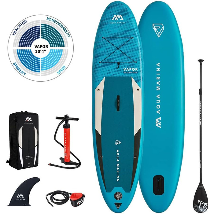 Надувна SUP-дошка AM AQUA MARINA Vapor 2021, 315x79x15 см, комплект