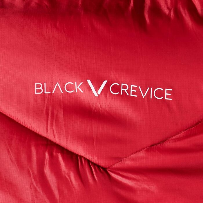 Сплячий мішок Black Crevice Alaska 250 I - червоний, 215 см | Сплячі мішки для кемпінгу | З чохлом | Дихаючий та водонепроникний