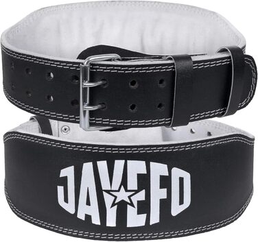 Підтримка попереку Jayefo для важкої атлетики: ремінь для тренувань, пауерліфтингу, бодібілдингу (чорний, X-Large)
