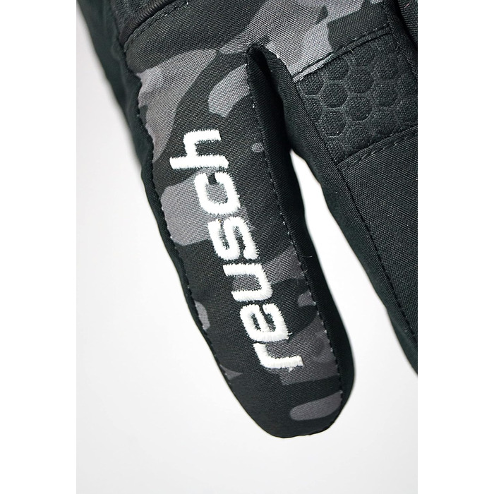 Дитячі гірськолижні рукавички Reusch 5.5 Camouflage-Schwarz: теплі, водонепроникні та вітрозахисні