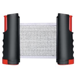 Мережа для настільного тенісу Flintronic, висувна, портативна, 170 см, чорно-червона