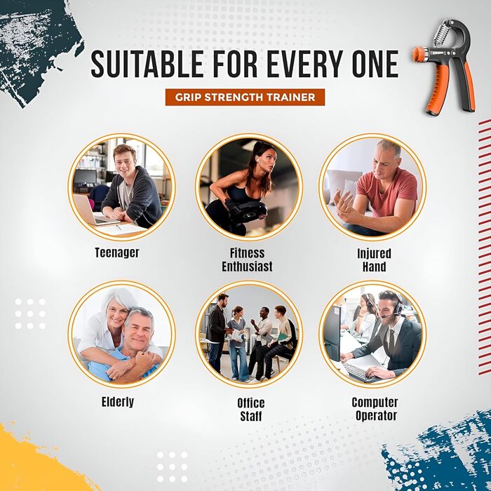 Набір для зміцнення рук та зап'ястьків, 5-60 кг, з нержавіючої сталі, тренажер для фітнесу, аксесуар для чоловіків