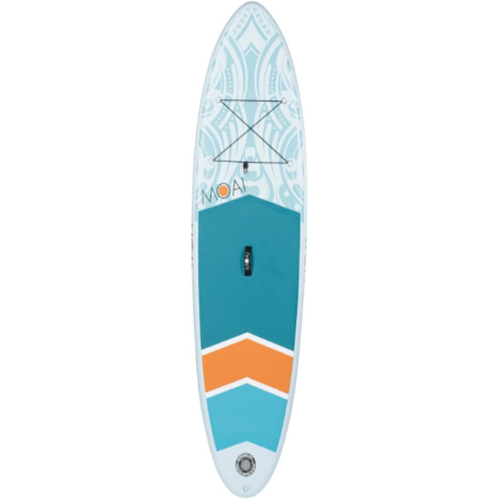 MOAI 9'5'' Надувна SUP дошка для веслування стоячи, преміум-комплект: весло з фіброволокна, сумка, насос, плавник