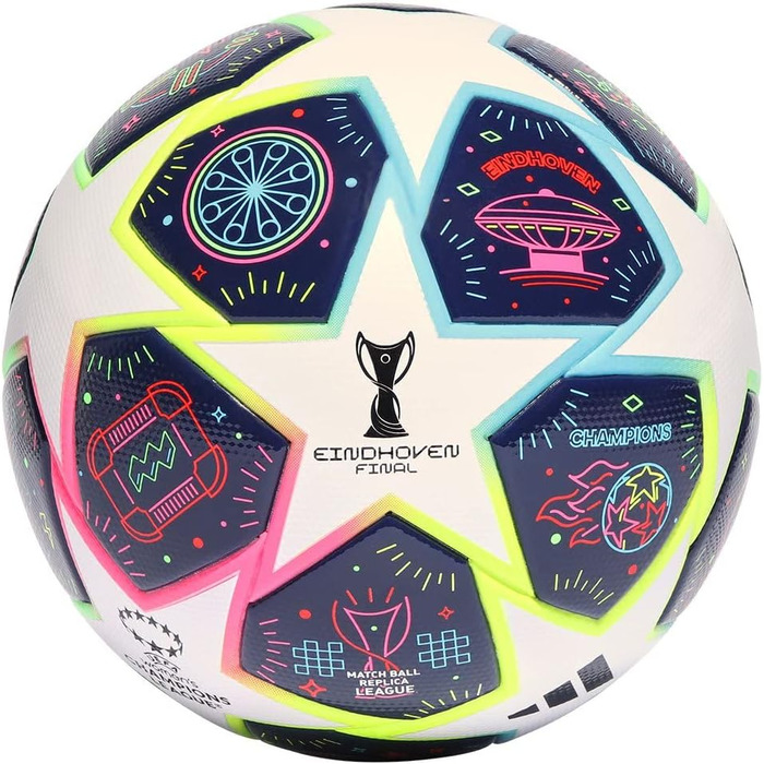 Футбольний м'яч ADIDAS WUCL LGE EHV, розмір 5, білий/мультіколор