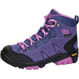 Дитячі трекінгові черевики Brütting Mount Bona High для дітей (31 EU, фіолетово-рожевий)