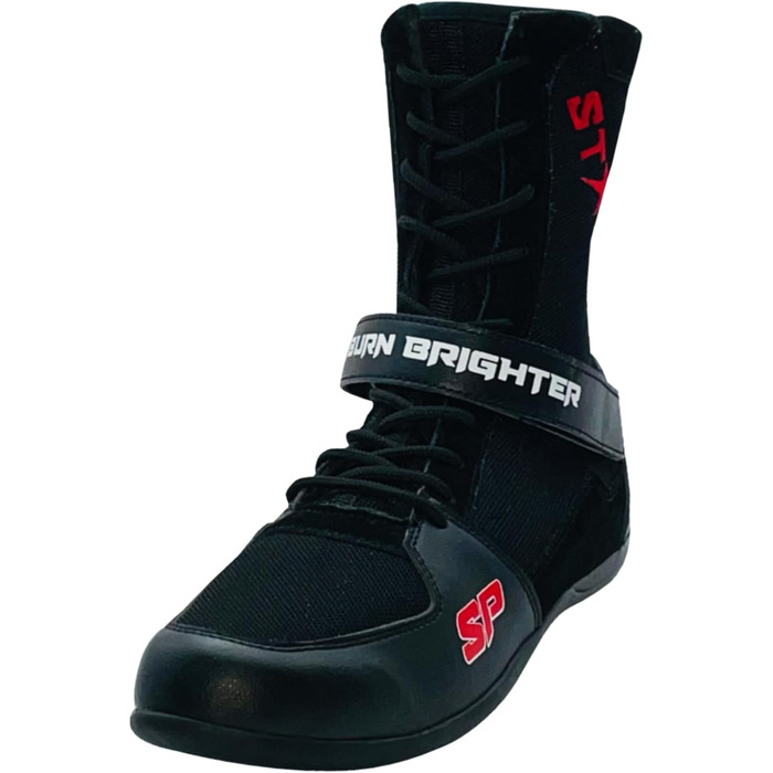 Боксерські чоботи Starpro Superior - для боксу, ММА, муай-тай, кікбоксингу, спарингу. Чорно-білі, розмір 48 EU, гумова підошва