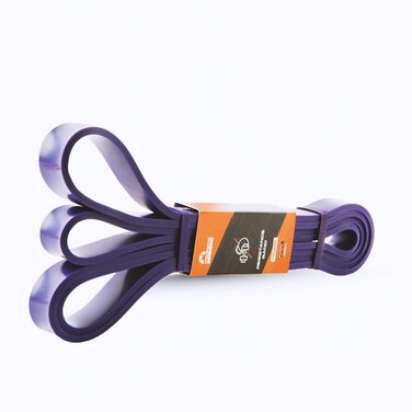 Фітнес-гумка Majestic Sport Home Band, 100% латекс (фітнес-стрічка, еспандер) - фіолетовий, 12-30 кг