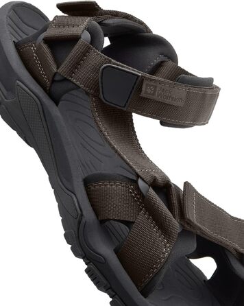 Jack Wolfskin LAKEWOOD RIDE SANDAL M: Чоловічі сандалі для туризму та відпочинку, колір Cold Coffee (47 EU)