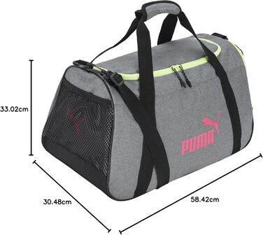 Спортивна сумка Puma Evercat Dispatch для жінок, сіра з рожевим, універсальний розмір