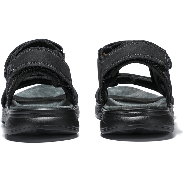 Чоловічі сандалі JOMIX на липучці, літні відкриті тапочки для трекінгу, чорні (43 EU)