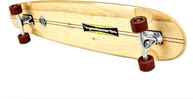 Лонгборд Hamboards Huntington Hop 'Key Lime', ручна робота, для лендсерфінгу і круїзингу, ламінована береза та клен