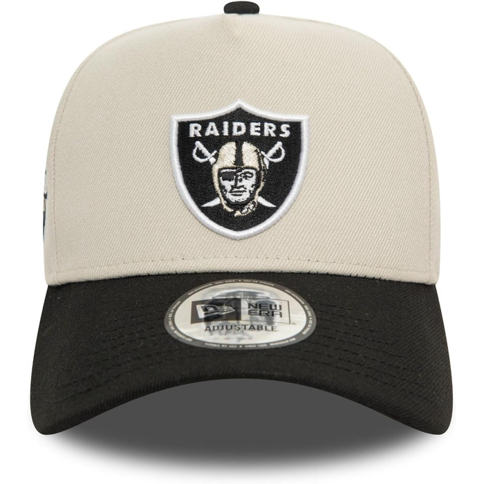 Кепка New Era NFL Las Vegas Raiders з регульованим розміром, бейсболка Trucker, вигнутий козирок, логотип команди