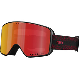 Лижна маска Giro Cruz для дорослих, червона, багатоколірна, лінзи Vivid Ember/Infrared