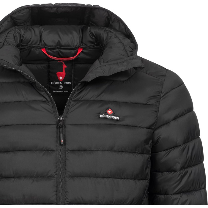 Чоловіча куртка Höhenhorn Balmhorn: перехідна, степкова з капюшоном, колір - Midnight Black, розмір XL