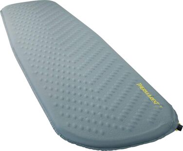 Therm-a-Rest Trail Lite килимок для кемпінгу та подорожей, самонадувний, 50.8 x 183.9 см, Winglock-Ventil, Trooper, сірий, Regular