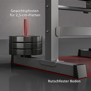 Регульована лава для гантелей, 8 положень, складана, сталевий каркас, оббивка зі штучної шкіри, 98-122В x 140Д x 73Ш см, чорний/сірий
