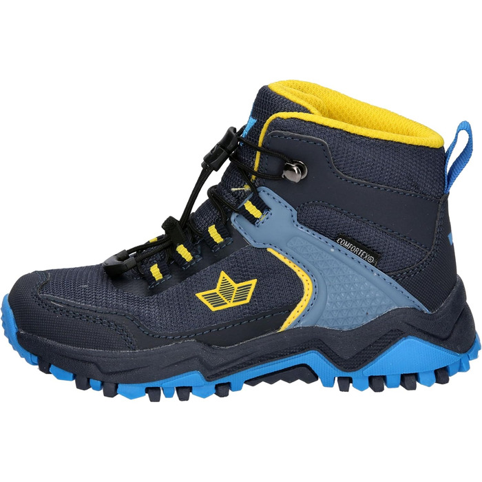 Трекінгові черевики для хлопчика Lico Kelsey, 32 EU, темно-синій, сірий, жовтий