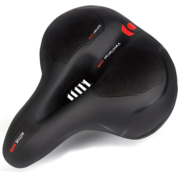 Велосипедне сідло Retoo: гелеве, широке, м'яке, комфортне, дихаюче, амортизуюче, ергономічне з водонепроникним чохлом