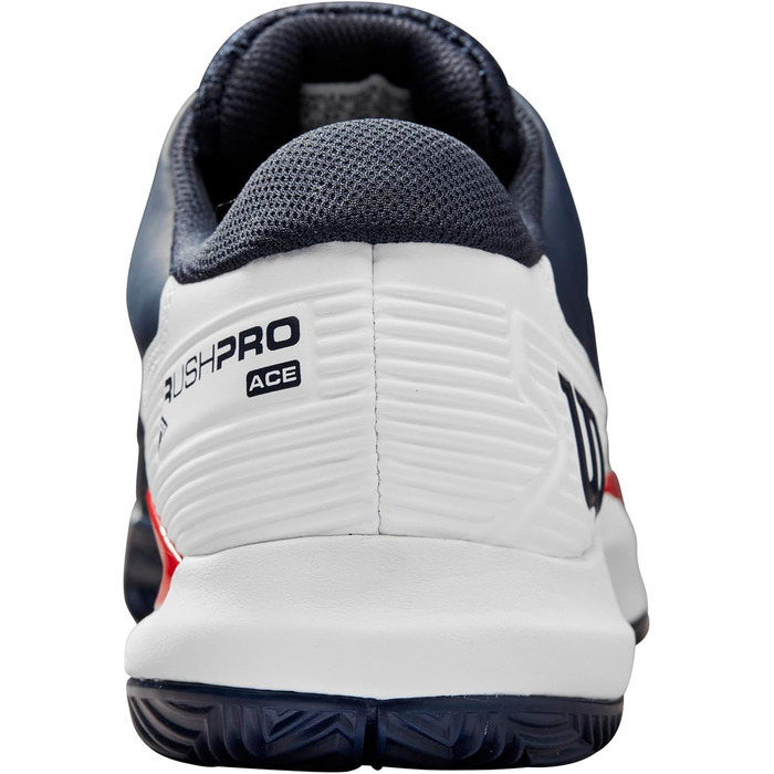 Кросівки для тенісу Wilson Rush Pro Ace Clay WRS332740, 44 EU, Navy/Blazer White/Infrared
