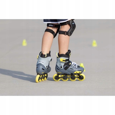 Ролики Rollerblade Apex Charcoal Yellow, розмір 33-36,5