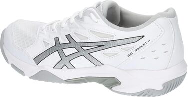 Кросівки жіночі ASICS Gel-Rocket 11, білий/сріблястий, 39.5 EU