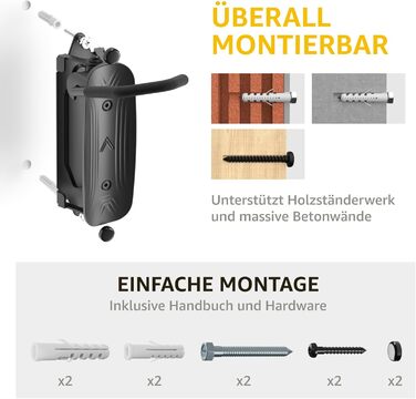 Кріплення для велосипеда на стіну monTEK - 4 шт. для гаража, економія місця, стабільне кріплення