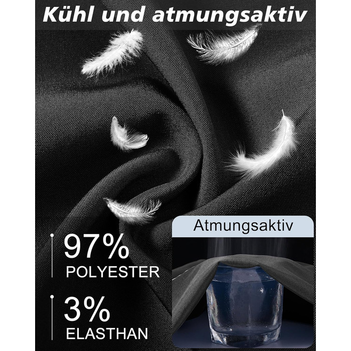 Шорти спортивні чоловічі короткі, швидковисихаючі для тренувань та бігу, дихаючі з кишенями, 3 штуки (чорний*3, M)