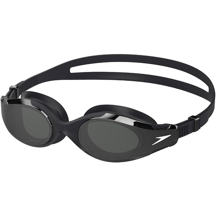 Окуляри для плавання Speedo Hydrosity 2.0 із дзеркальними лінзами, унісекс, чорний/димчастий/сріблястий, універсальний розмір