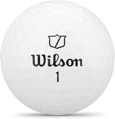 Гольф-м'ячі Wilson Staff Model, білі, набір 12 шт