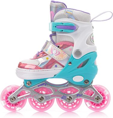 Дитячі ролики M Lunar з LED підсвіткою - регульовані, зручні, для перших спроб катання