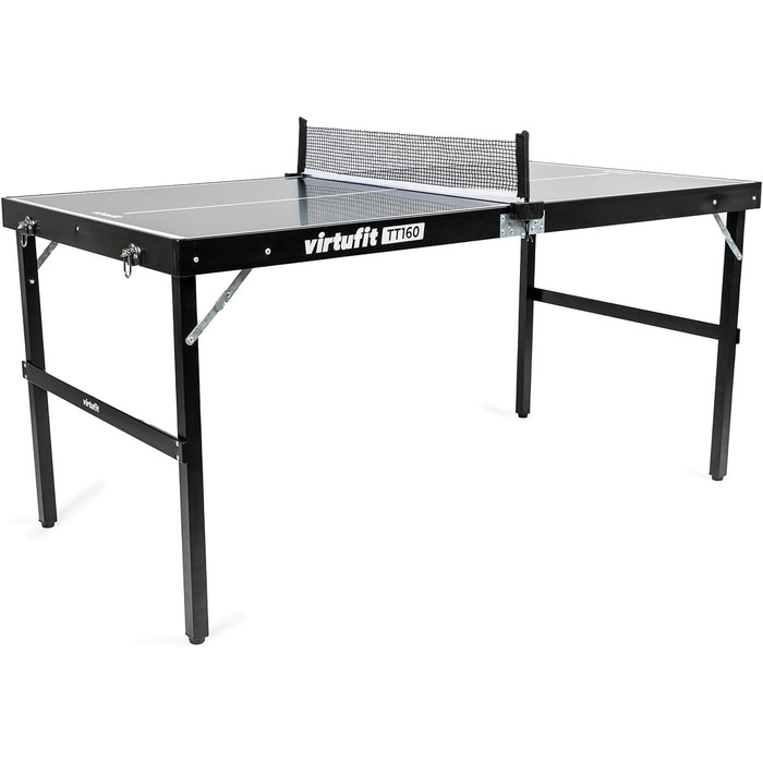 VirtuFit Mini настільний тенісний стіл TT160 - з 2 ракетками та 3 м'ячами. Включає сітку
