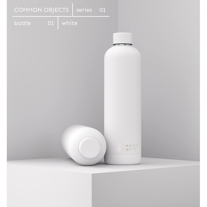 Термобутилка з нержавіючої сталі Common Objects 750 мл, ізольована, герметична, для газованої води, спорт, офіс, туризм