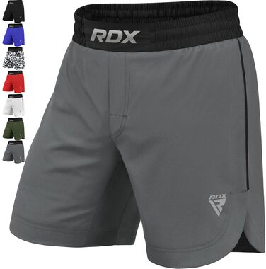 Шорти для MMA та єдиноборств RDX для чоловіків, спортивні штани для боксу, кікбоксингу, муай-тай та грепплінгу, сірі, розмір XXL