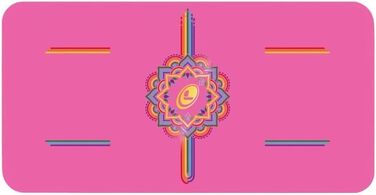 Йога-пад Liforme Grateful Pink – екологічний, нековзний килимок для колін, ліктів та долонь, біорозкладний, з унікальною системою вирівнювання