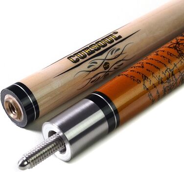 Набір для більярду CUESOUL Rockin Series 57 '21 з кевларовим захистом та рушником (Помаранчевий)