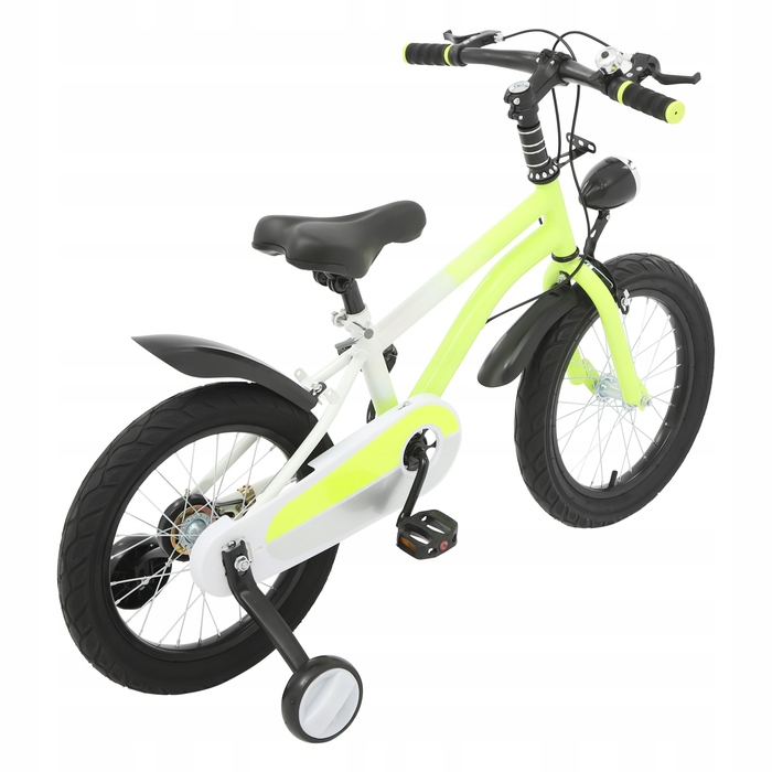 Дитячий велосипед 16 дюймів з підсвіткою та бічними колесами для дітей 5-8 років