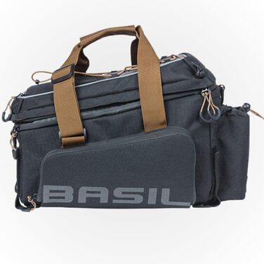 Велосумка Basil Miles XL чорна, водонепроникна, на багажник, з ручкою